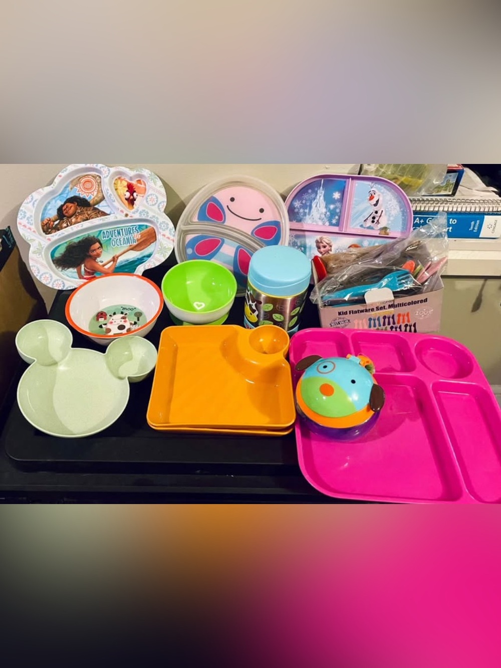 Kids and toddlers Dishes and Utensils Lot